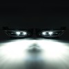 HECASA Pair LED Fog Light&Bezel&Molding Compatible with 2015-2024 Chrysler 300