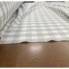 1" Checkered Gingham PolyPoplin Fabric by The Yard - 60