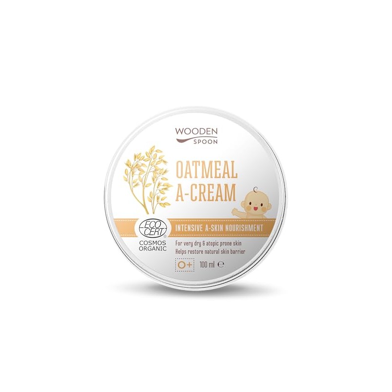 Soothing Oatmeal Cream Wooden Spoon 100ml
