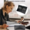 sjjjs Portable Leather Glasses Case with Microfiber Lining Soft Glasses
