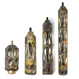 ZSHJG Archery Bow Stabilizer Compound Bow Stabilizer Aluminum Alloy Vibration Dampening Stabilizer Professional Bow and Arrow Accessories (Camo, 8inch)