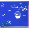 Heaven Decors Bird on Tree with Birdcage and Flying Birds