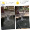 Mipcase Solar Fountain Pump with RGB Lights Solar Feature for