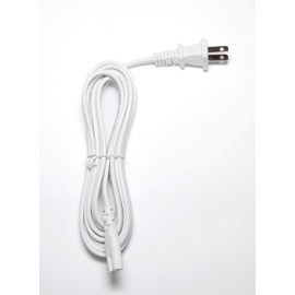 [UL Listed] OMNIHIL White 8 Feet Long AC Power Cord Compatible with Sonos Beam (Gen 2) Soundbar