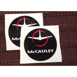 McCAULEY PROPELLER DECALS  *SET OF 2!*