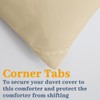 BedTreat Down Alternative Comforter Full Duvet Insert with Corner Tabs,