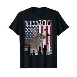 Bunnyzilla Bunny T-Shirt Rabbit Lovers Tee T-Shirt