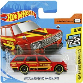 Hot Wheels Datsun Bluebird Wagon (510) HW Speed Graphics 8/10 (146/250) 2020 Short Card