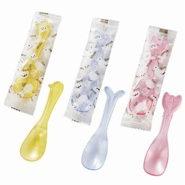 TORUNE P-3561 Mini Spoons in a Bag Animal, 9 Pieces