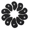 Easy to Read Golf Iron Covers Set of 10 3-9