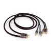 Bubiercaes RCA Splitter Cable, 1ft Shielded Audio Y-Adapter, 1-Male to
