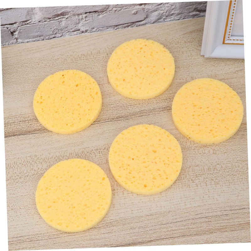Baluue 2sets Makeup Remover Sponge Facial Cleansing Brush for Women