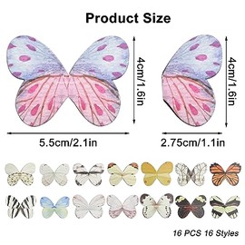 16 marcapáginas de mariposas, marcadores magnéticos para mujeres, bonitos marcadores para lectura, marcadores de página de mariposas, bonito marcador 