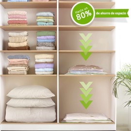 NORDIC® - Vakuumbeutel 6er Set (60x40cm + 70x50cm) – BPA Frei INKL. ETIKETTEN - Vakuumbeutel für Kleidung - Vakuum Aufbewahrungsbeutel - Vakuumiererbeutel - Vacuum Bags