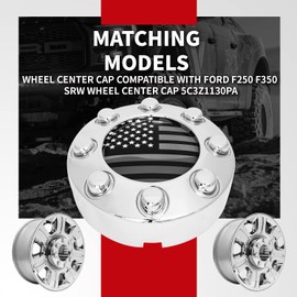KitsPro Wheel Center Caps for Ford F-250 F-350 SRW Rim 5C3Z-1130-PA Replacement Hub Cap, Pack of 1