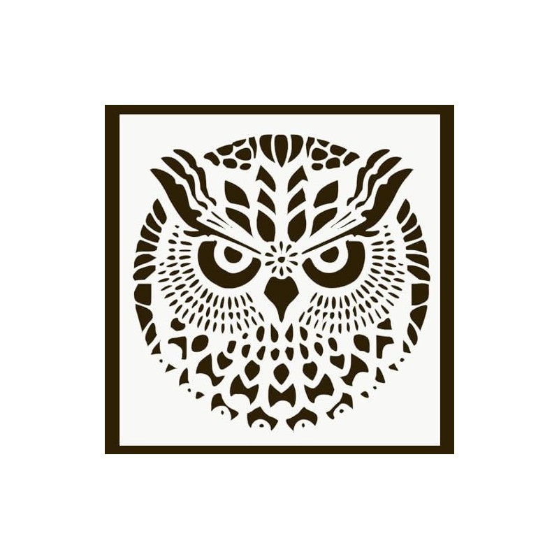 Owl Stencil - Bird Birds Graffiti Street Art Insipational Stencils