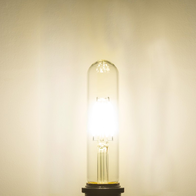 runquiz T10 Tubular Led Bulbs 60w Equivalent, Dimmable 5.25 Inch
