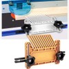 Universal Featherboard Attachment, Dual Stackable Multi-Functional Woodworking Miter Lock System