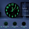 Blingbin Wall Clock, 12 Inch Glow in Dark Wall Clocks,