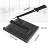 12" Guillotine Paper Cutter, Heavy Duty Trimmer with Safety Guard