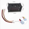 Samcos Digital Voltage Meter and Ammeter 3-Piece Set LED Panel