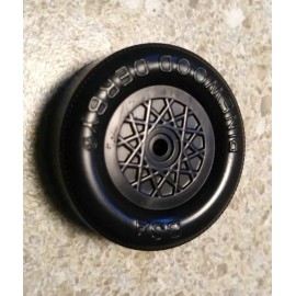Pinewood Derby Car Lightly Lathed wheels