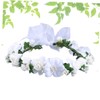 Minkissy 3pcs Flower Hairband Floral Crown Bridal Headwear Floral Headdress