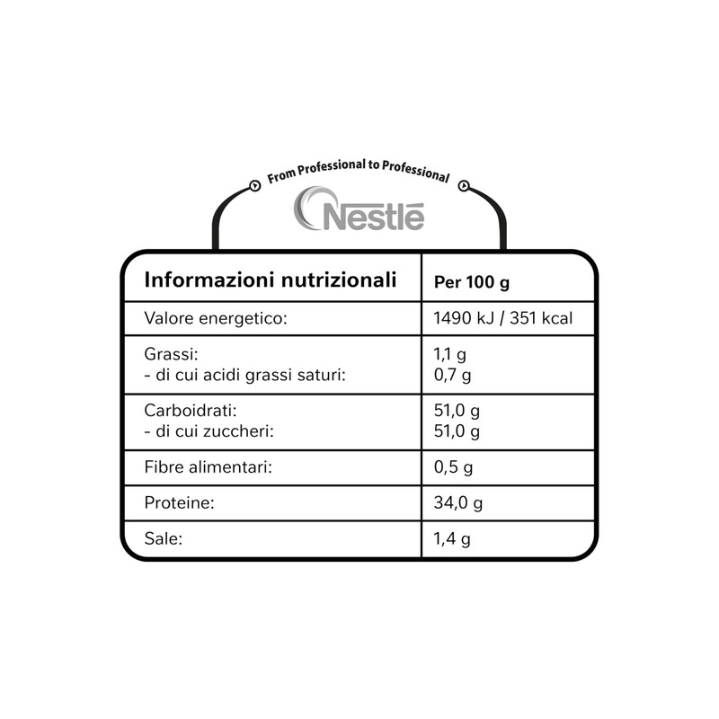 NESTLÉ Latte in Polvere 100% Scremato, Busta 500g