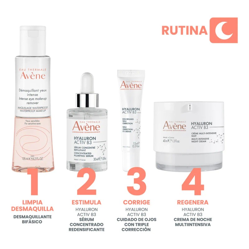 Crema de Noche Avène Hyaluron Activ B3 40ml | Antiarrugas