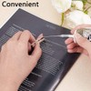 Pack of 100 Plastic Glue Micro Tips Glue Extender Applicator