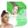 60 Pcs Aloe Vera Augenmaske,Deep Hydration Feuchtigkeitsspendende Eye Pad Mask,Augenpads