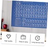 ABOOFAN 1Pc Periodic Table of Elements Poster Chemistry Chart for