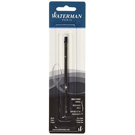 Waterman Ballpoint Refill for Ballpoint Pens, Fine point, Black ink (734254)