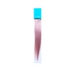 NOA Round Hair Extensions White Pink 1 Sheet 5 x