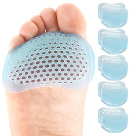Metatarsal Pads for Foot Cushioning, 5 Pairs, Relieve Pain from Metatarsalgia, Neuroma, Atrophy