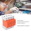 AC Surge Protector Quick Response 36mm Rail Installation 4P Surge
