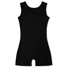 ACOCOPY Girls Leotards for Gymnastics Sparkly Biketards Unitard with Shorts One-Piece Quick Dry Dance Outfits