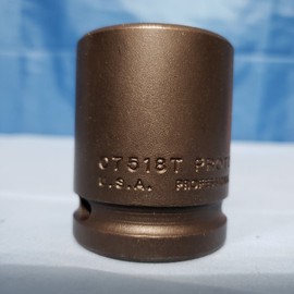 Proto Brand New Proto Tools 07518T 3/4" Dr SAE 1-1/8" 12 Pt Impact Socket USA