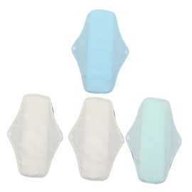 Beavorty 4pcs Pads Sanitary Napkins Comfortable Convenient Washable Reusable Maternity Pads for Women Period Accessory Random Color