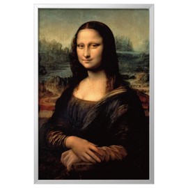 HUANNY Mona Lisa Diamond Painting Kits for Adults, Smile Diamond Art Full Drill Cross Stitch Embroidery Kit for Beginners Funny (without Frame)