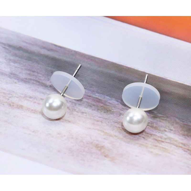 Penta Angel Clear Piercing Disc 50Pcs Plastic Disc Stabilizer Pads