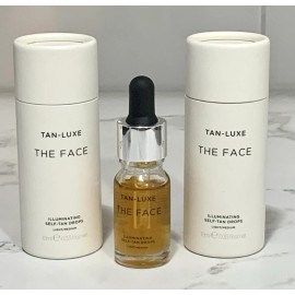 TAN-LUXE 2X Tan-Luxe THE FACE Self-Tan Drops Light/Medium - 0.33 oz, 10 ml Travel NIB