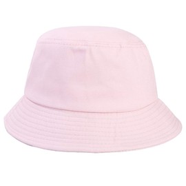 JYHOPE - Gorro de cubeta para mujer, unisex, con bordado de letras, plegable para visera, para uso diario, Rosado, Talla única