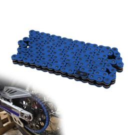 JFG RACING Dirt Bike Chain,Universal 520 Drive Chain X Ring 120-Links Heavy Duty Racing Chain for YZ250 YZ250F YZ450F WR250 YZ80 YZ125 -Blue