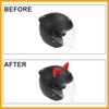 Partuto 1 Set Motorcycle Cat Ears Style Helmet Devil Horn