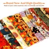 Souarts 10pcs Thanksgiving Fabric, 20x20inch/50x50cm Cotton Fabric Bundle, Squares Fabric