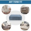 GERLNF Velvet Stretch Couch Cushion Cover Plush Cushion Slipcover for