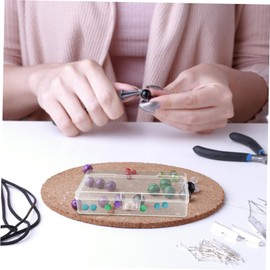 KOMBIUDA 6pcs Mini Storage Organizer with Lid Multi-functional Bin for Easy Viewing and Access Material Lightweight Snap Design for Home Office Use