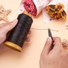 601Yards 0.5mm Nylon Sewing Thread Polyester Leather Cord Black Beading