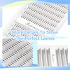 12Rows -Dedila Large Tray 10D Premade Fans Volume Eye Lashes